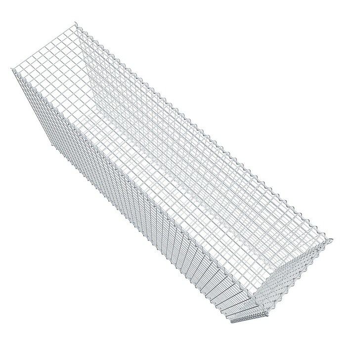 Gabiona Gabione Typ 2 (Zum Anbau in der Länge, 200 x 50 x 100 cm, Stahl, Maschenbreite: 50 mm, Maschenhöhe: 50 mm, Spirale) | BAUHAUS