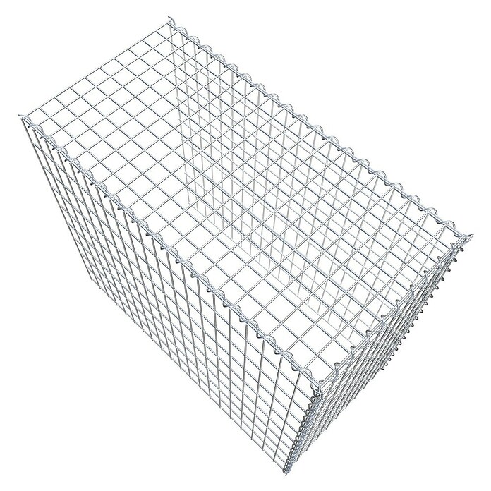 Gabiona Gabione Typ 4 (Zum Anbau in Länge & Höhe, 100 x 50 x 90 cm, Stahl, Maschenbreite: 50 mm, Maschenhöhe: 100 mm, Spirale) | BAUHAUS