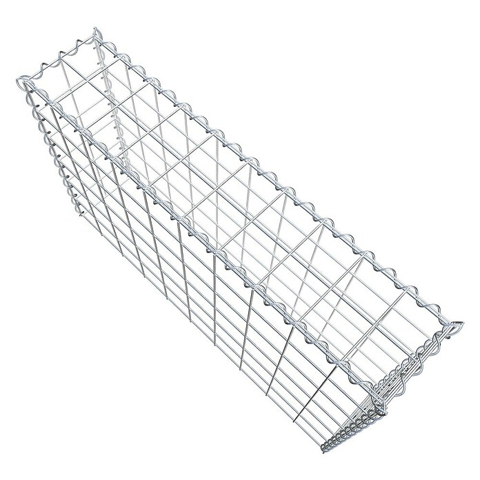 Gabiona Gabione Typ 3 (Zum Anbau in der Höhe, 100 x 20 x 60 cm, Stahl, Maschenbreite: 100 mm, Maschenhöhe: 100 mm) | BAUHAUS