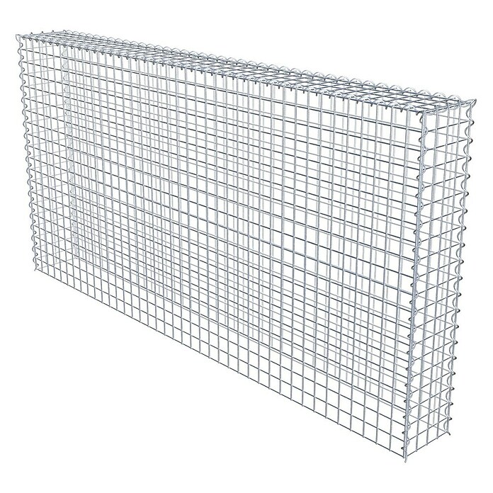 Gabiona Gabione Typ 3 (Zum Anbau in der Höhe, 200 x 20 x 100 cm, Stahl, Maschenbreite: 50 mm, Maschenhöhe: 50 mm, Spirale) | BAUHAUS