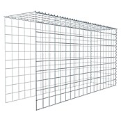 Gabiona Gabione Typ 4 (Zum Anbau in Länge & Höhe, 200 x 50 x 100 cm, Stahl, Maschenbreite: 100 mm, Maschenhöhe: 100 mm, Spirale) | BAUHAUS