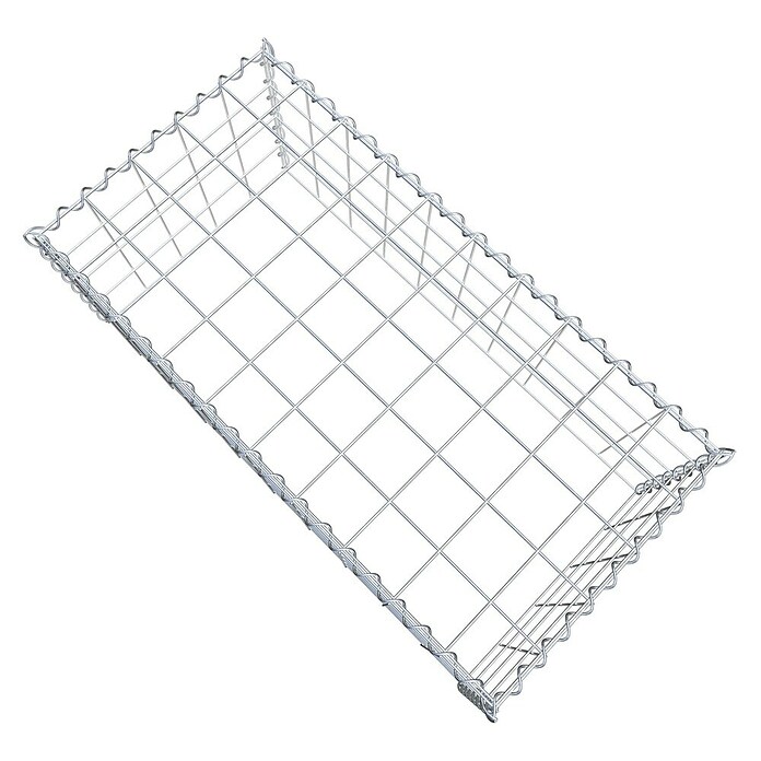 Gabiona Gabione Typ 3 (Zum Anbau in der Höhe, 100 x 50 x 40 cm, Stahl, Maschenbreite: 100 mm, Maschenhöhe: 100 mm, Spirale) | BAUHAUS