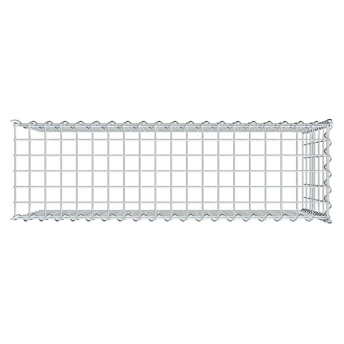 Gabiona Gabione Typ 4 (Zum Anbau in Länge & Höhe, 100 x 30 x 60 cm, Stahl, Maschenbreite: 50 mm, Maschenhöhe: 100 mm, Spirale) | BAUHAUS