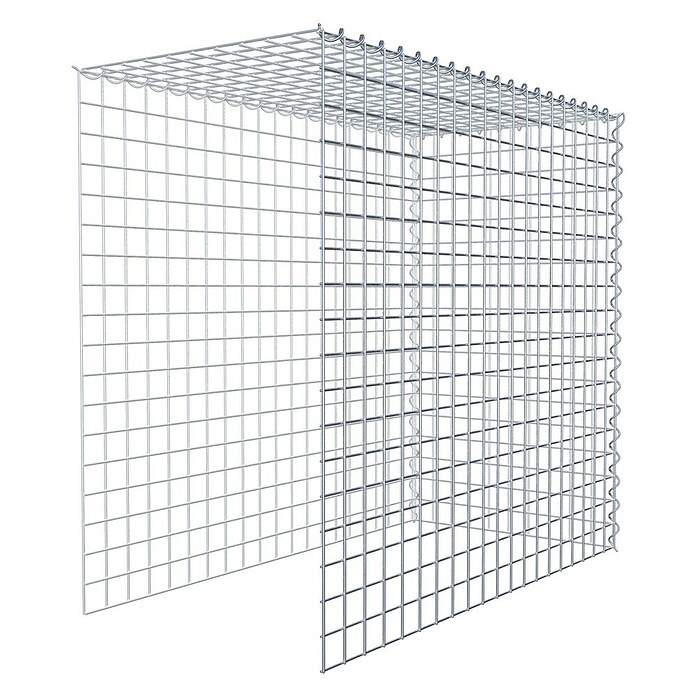 Gabiona Gabione Typ 4 (Zum Anbau in Länge & Höhe, 100 x 50 x 90 cm, Stahl, Maschenbreite: 50 mm, Maschenhöhe: 50 mm, Spirale) | BAUHAUS