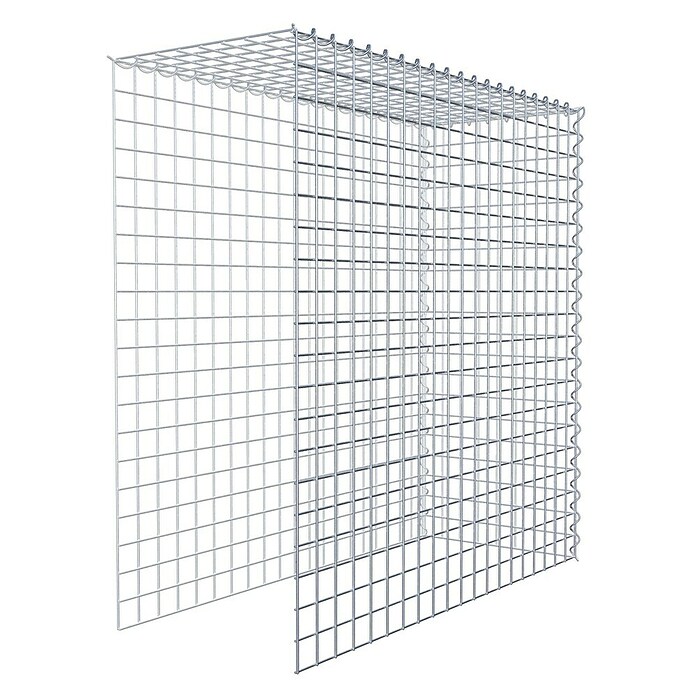 Gabiona Gabione Typ 4 (Zum Anbau in Länge & Höhe, 100 x 40 x 100 cm, Stahl, Maschenbreite: 50 mm, Maschenhöhe: 50 mm, Spirale) | BAUHAUS