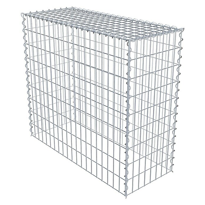 Gabiona Gabione Typ 3 (Zum Anbau in der Höhe, 100 x 40 x 90 cm, Stahl, Maschenbreite: 50 mm, Maschenhöhe: 100 mm, Spirale) | BAUHAUS