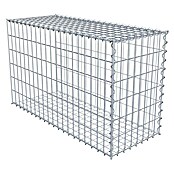 Gabiona Gabione Typ 2 (Zum Anbau in der Länge, 100 x 40 x 60 cm, Stahl, Maschenbreite: 50 mm, Maschenhöhe: 100 mm, Spirale) | BAUHAUS