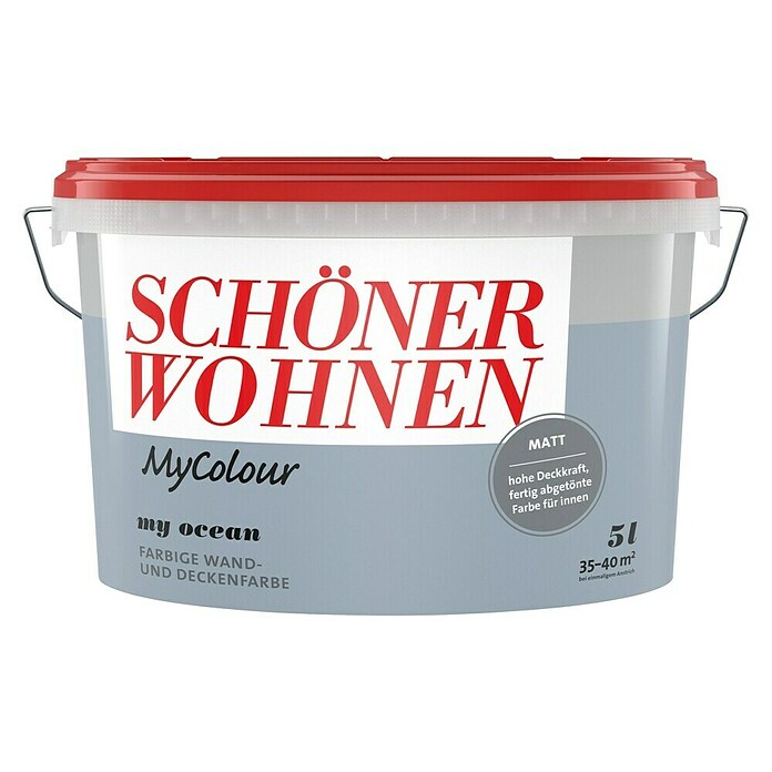 SCHÖNER WOHNEN-Farbe MyColour Wandfarbe (My Ocean, Matt, 5 l) | BAUHAUS
