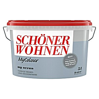 SCHÖNER WOHNEN-Farbe MyColour Wandfarbe (My Ocean, Matt, 5 l)