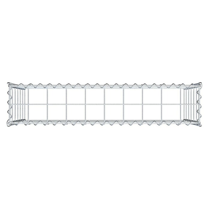Gabiona Gabione Typ 3 (Zum Anbau in der Höhe, 100 x 20 x 60 cm, Stahl, Maschenbreite: 100 mm, Maschenhöhe: 100 mm) | BAUHAUS