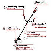 Einhell Professional Akku-Motorsense SOLO GP-BC 36/430 LI BL (36 V, Ohne Akku, Schnittbreite Faden: 43 cm, Schnittbreite Messer: 25,5 cm) | BAUHAUS