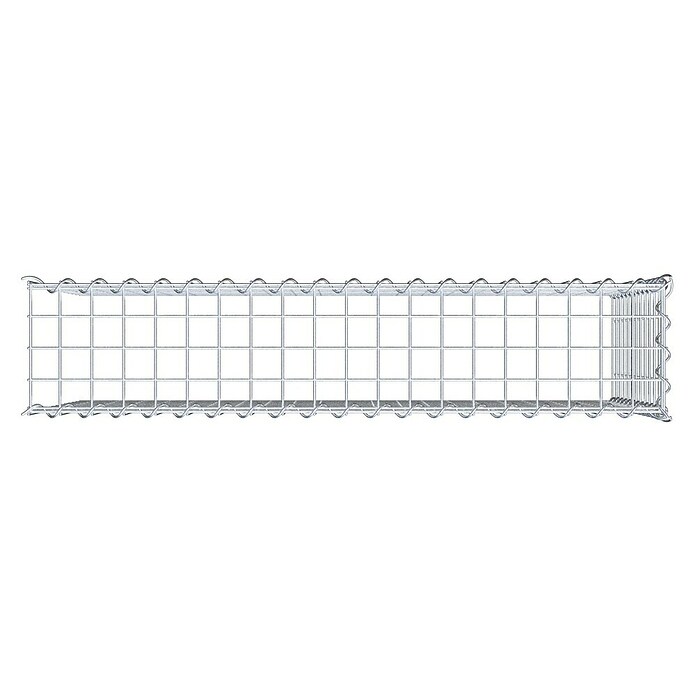 Gabiona Gabione Typ 4 (Zum Anbau in Länge & Höhe, 100 x 20 x 60 cm, Stahl, Maschenbreite: 50 mm, Maschenhöhe: 50 mm, Spirale) | BAUHAUS