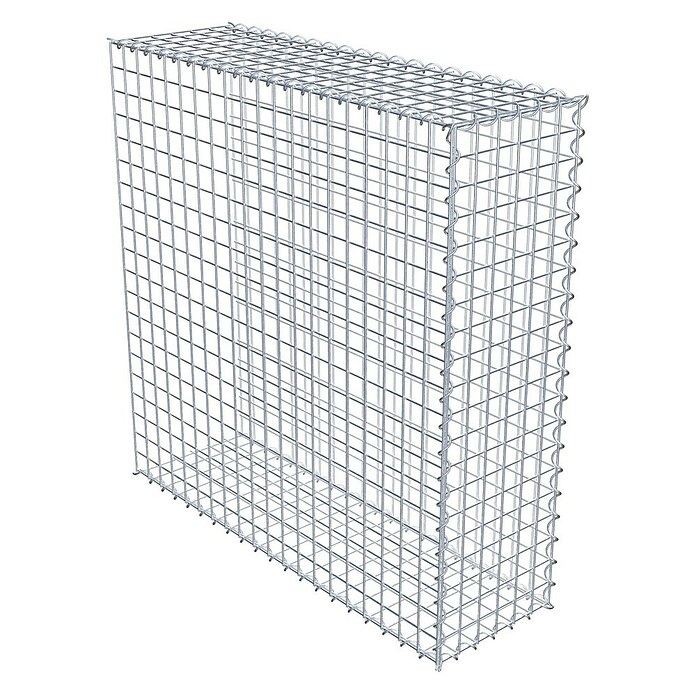 Gabiona Gabione Typ 2 (Zum Anbau in der Länge, 100 x 30 x 100 cm, Stahl, Maschenbreite: 50 mm, Maschenhöhe: 50 mm, Spirale) | BAUHAUS