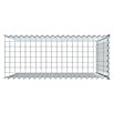 Gabiona Gabione Typ 4 (Zum Anbau in Länge & Höhe, 100 x 40 x 100 cm, Stahl, Maschenbreite: 50 mm, Maschenhöhe: 50 mm, Spirale) | BAUHAUS