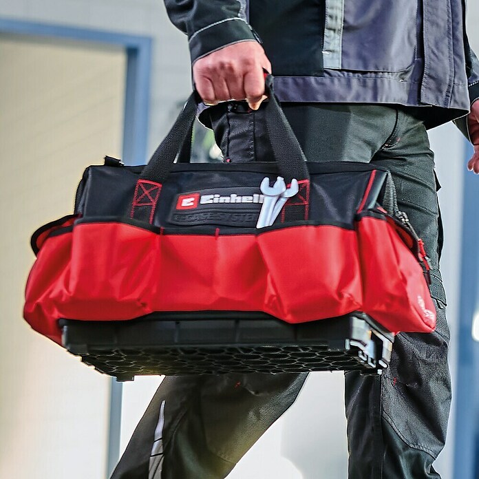 Einhell Torba za orodja E-Case  (Do x Š x V: 26,4 x 13,5 x 49 cm, Nosilnost izdelka: 30 kg) | 1918 - Alu Koffer- Boxen | BADK - Werkzeug-Behältnisse | BAD - Handwerkzeuge | BA - Handwerkzeuge | B - Werkz/Masch/Maschzubeh/Auto | BAUHAUS