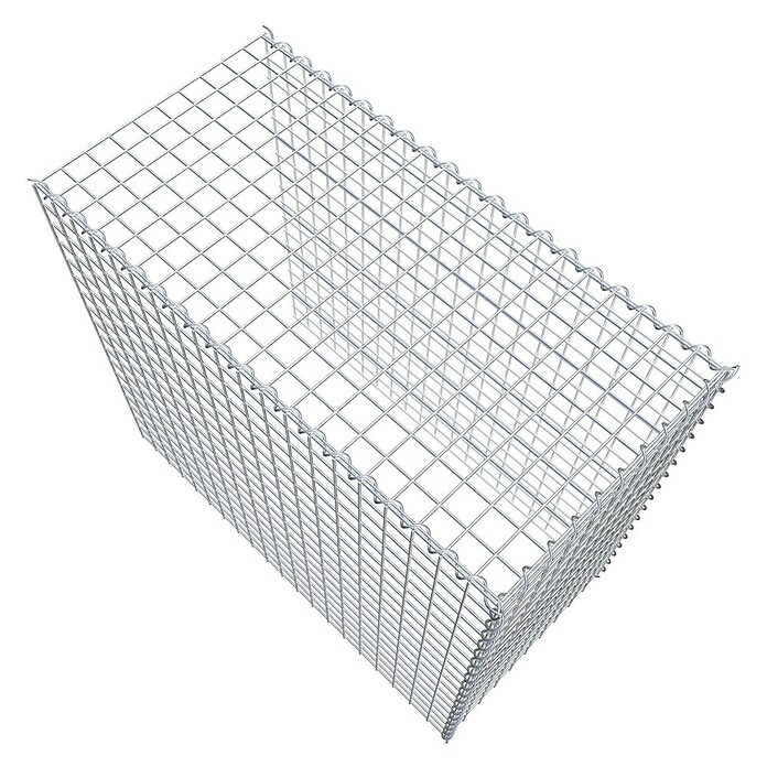 Gabiona Gabione Typ 4 (Zum Anbau in Länge & Höhe, 100 x 50 x 90 cm, Stahl, Maschenbreite: 50 mm, Maschenhöhe: 50 mm, Spirale) | BAUHAUS
