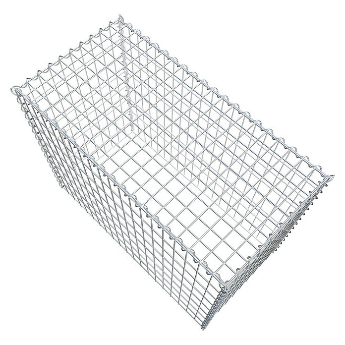 Gabiona Gabione Typ 3 (Zum Anbau in der Höhe, 100 x 50 x 80 cm, Stahl, Maschenbreite: 50 mm, Maschenhöhe: 100 mm, Spirale) | BAUHAUS
