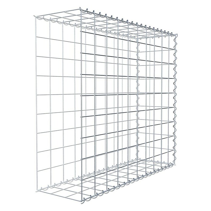Gabiona Gabione Typ 2 (Zum Anbau in der Länge, 100 x 30 x 90 cm, Stahl, Maschenbreite: 100 mm, Maschenhöhe: 100 mm, Spirale) | BAUHAUS