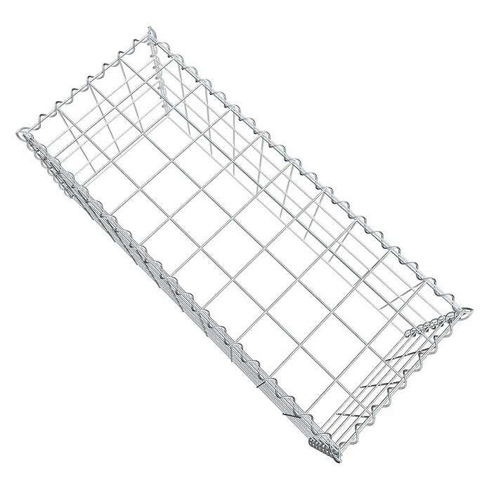 Gabiona Gabione Typ 3 (Zum Anbau in der Höhe, 100 x 40 x 40 cm, Stahl, Maschenbreite: 100 mm, Maschenhöhe: 100 mm, Spirale) | BAUHAUS