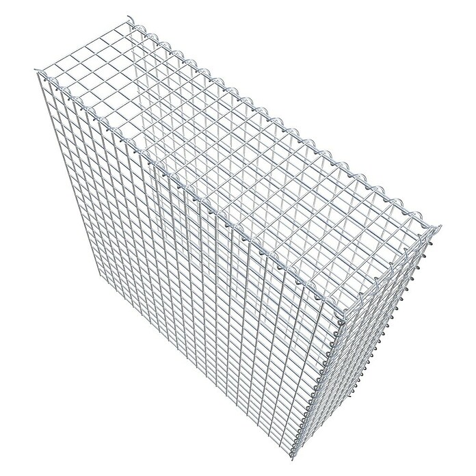 Gabiona Gabione Typ 4 (Zum Anbau in Länge & Höhe, 100 x 30 x 100 cm, Stahl, Maschenbreite: 50 mm, Maschenhöhe: 50 mm, Spirale) | BAUHAUS