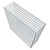 Gabiona Gabione Typ 4 (Zum Anbau in Länge & Höhe, 100 x 30 x 100 cm, Stahl, Maschenbreite: 50 mm, Maschenhöhe: 50 mm, Spirale) | BAUHAUS