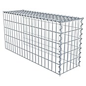 Gabiona Gabione Typ 4 (Zum Anbau in Länge & Höhe, 100 x 30 x 50 cm, Stahl, Maschenbreite: 50 mm, Maschenhöhe: 100 mm, Spirale) | BAUHAUS