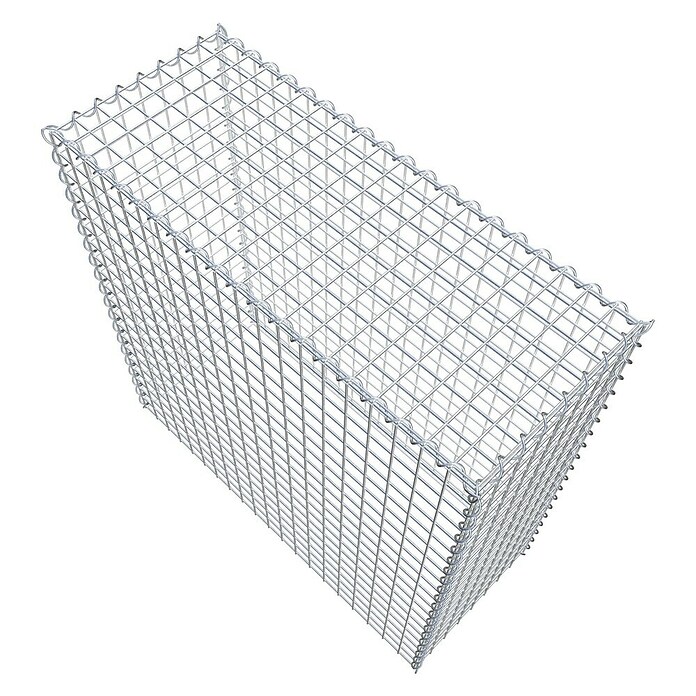 Gabiona Gabione Typ 3 (Zum Anbau in der Höhe, 100 x 40 x 100 cm, Stahl, Maschenbreite: 50 mm, Maschenhöhe: 50 mm, Spirale) | BAUHAUS