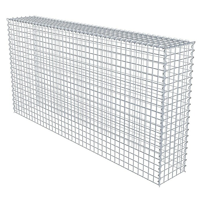 Gabiona Gabione Typ 3 (Zum Anbau in der Höhe, 200 x 30 x 100 cm, Stahl, Maschenbreite: 50 mm, Maschenhöhe: 50 mm, Spirale) | BAUHAUS