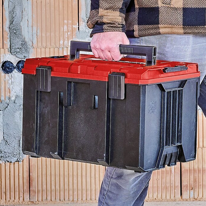 Einhell Sistemski kovček E-Case M  (Do x Š x V: 45 x 34,4 x 32,3 cm, Polipropilen, Nosilnost izdelka: 90 kg) | 1918 - Alu Koffer- Boxen | BADK - Werkzeug-Behältnisse | BAD - Handwerkzeuge | BA - Handwerkzeuge | B - Werkz/Masch/Maschzubeh/Auto | BAUHAUS