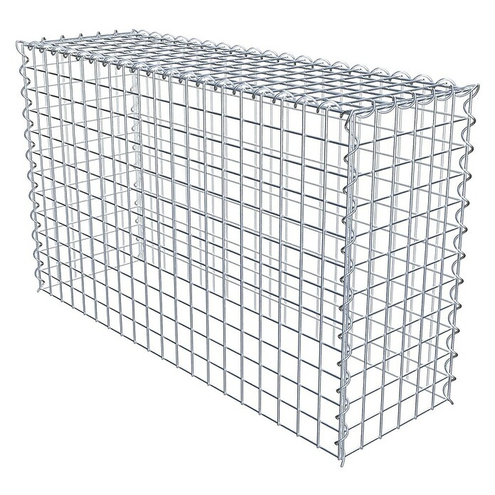 Gabiona Gabione Typ 3 (Zum Anbau in der Höhe, 100 x 30 x 60 cm, Stahl, Maschenbreite: 50 mm, Maschenhöhe: 50 mm, Spirale) | BAUHAUS
