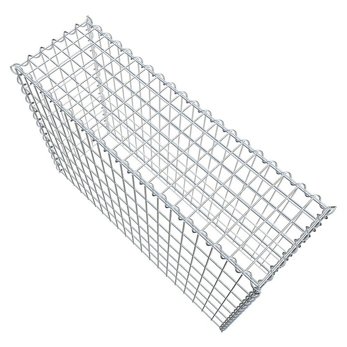 Gabiona Gabione Typ 3 (Zum Anbau in der Höhe, 100 x 30 x 70 cm, Stahl, Maschenbreite: 50 mm, Maschenhöhe: 100 mm, Spirale) | BAUHAUS