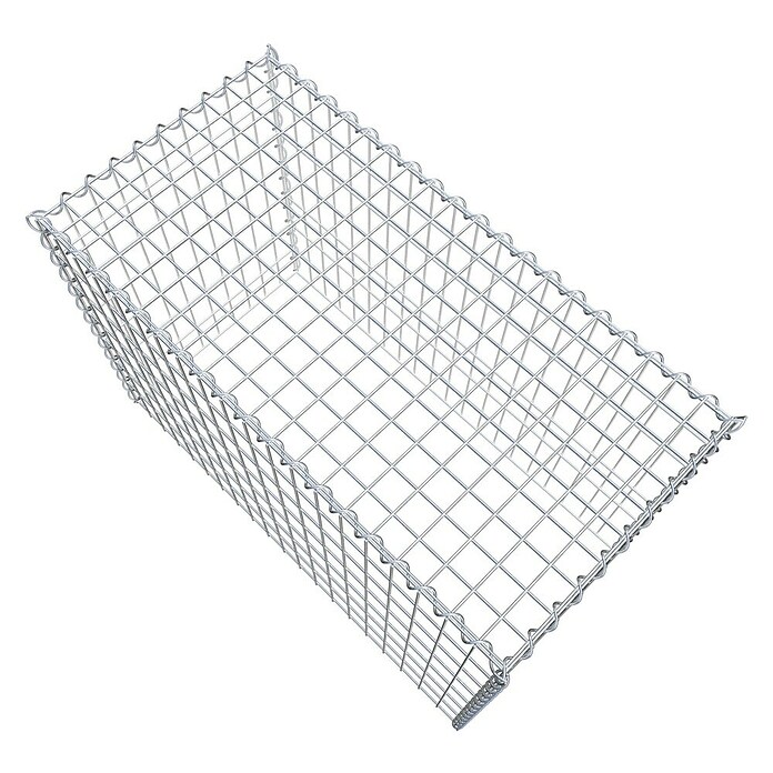 Gabiona Gabione Typ 3 (Zum Anbau in der Höhe, 100 x 50 x 70 cm, Stahl, Maschenbreite: 50 mm, Maschenhöhe: 100 mm, Spirale) | BAUHAUS