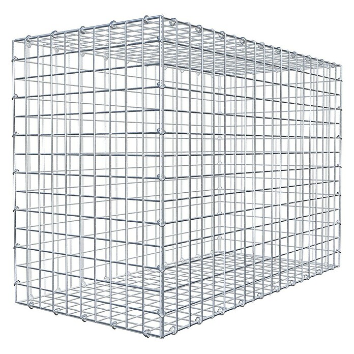 Gabiona Gabione (100 x 50 x 70 cm, Stahl, Maschenbreite: 50 mm, Maschenhöhe: 50 mm, C-Ring) | BAUHAUS