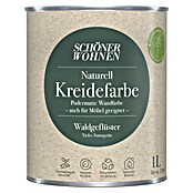 SCHÖNER WOHNEN-Farbe Naturell Wandfarbe Kreidefarbe (Waldgeflüster - tiefes Naturgrün, Matt, 1 l, Konservierungsmittelfrei) | BAUHAUS