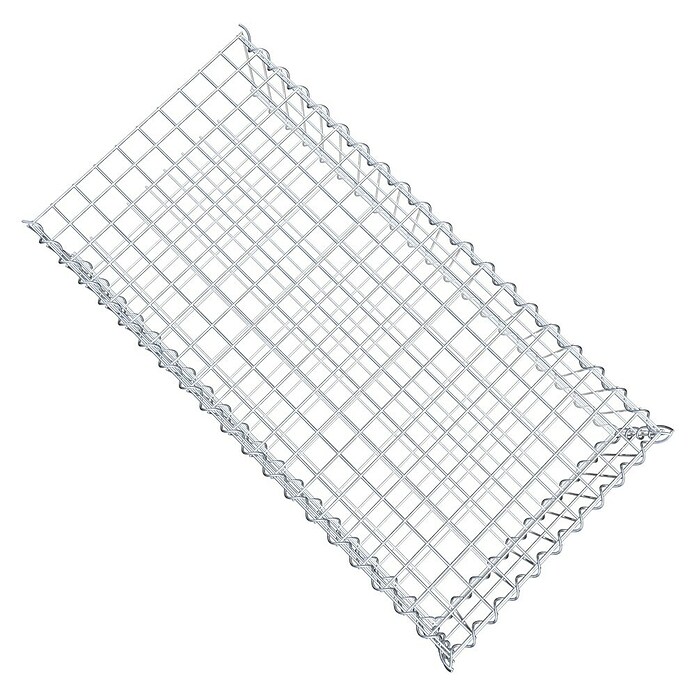 Gabiona Gabione Typ 2 (Zum Anbau in der Länge, 100 x 50 x 20 cm, Stahl, Maschenbreite: 50 mm, Maschenhöhe: 100 mm, Spirale) | BAUHAUS