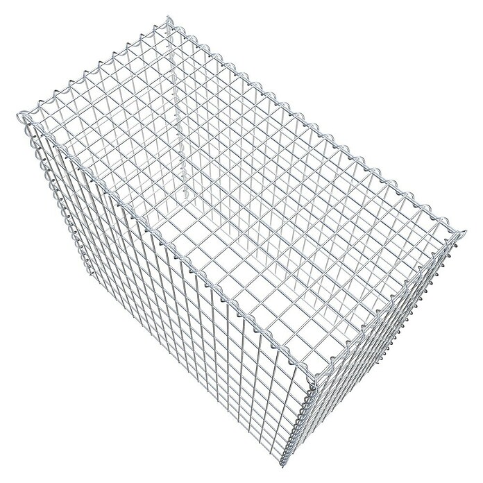 Gabiona Gabione Typ 3 (Zum Anbau in der Höhe, 100 x 50 x 90 cm, Stahl, Maschenbreite: 50 mm, Maschenhöhe: 100 mm, Spirale) | BAUHAUS