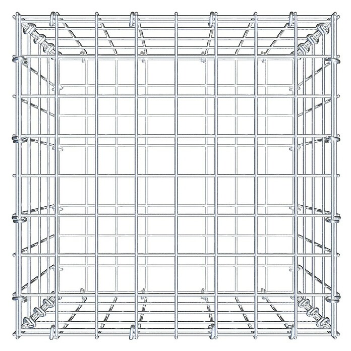 Gabiona Gabione (40 x 40 x 40 cm, Stahl, Maschenbreite: 50 mm, Maschenhöhe: 100 mm, C-Ring) | BAUHAUS