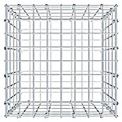 Gabiona Gabione (40 x 40 x 40 cm, Stahl, Maschenbreite: 50 mm, Maschenhöhe: 100 mm, C-Ring) | BAUHAUS