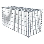 Gabiona Gabione Typ 3 (Zum Anbau in der Höhe, 100 x 40 x 50 cm, Stahl, Maschenbreite: 50 mm, Maschenhöhe: 100 mm, Spirale) | BAUHAUS