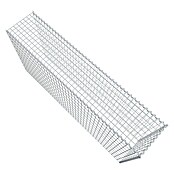 Gabiona Gabione Typ 4 (Zum Anbau in Länge & Höhe, 200 x 40 x 100 cm, Stahl, Maschenbreite: 50 mm, Maschenhöhe: 100 mm, Spirale) | BAUHAUS