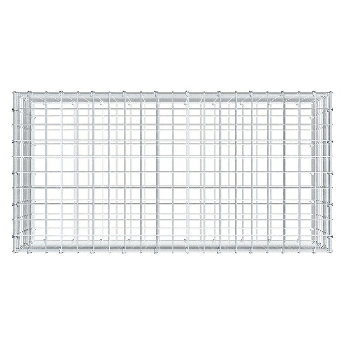 Gabiona Gabione (100 x 50 x 40 cm, Stahl, Maschenbreite: 50 mm, Maschenhöhe: 50 mm, C-Ring) | BAUHAUS