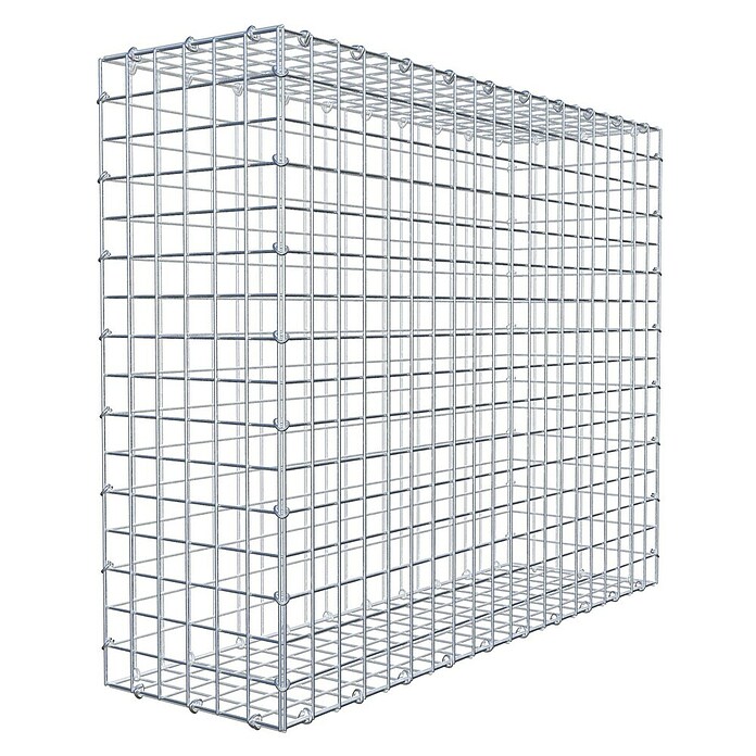 Gabiona Gabione (100 x 30 x 80 cm, Stahl, Maschenbreite: 50 mm, Maschenhöhe: 50 mm) | BAUHAUS
