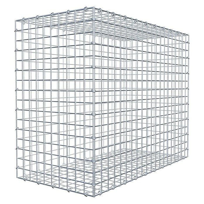 Gabiona Gabione (100 x 50 x 80 cm, Stahl, Maschenbreite: 50 mm, Maschenhöhe: 50 mm) | BAUHAUS