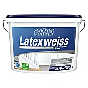 SCHÖNER WOHNEN-Farbe Latexfarbe Latexweiß (Weiß, Seidenglänzend, 10 l, Konservierungsmittelfrei) | BAUHAUS