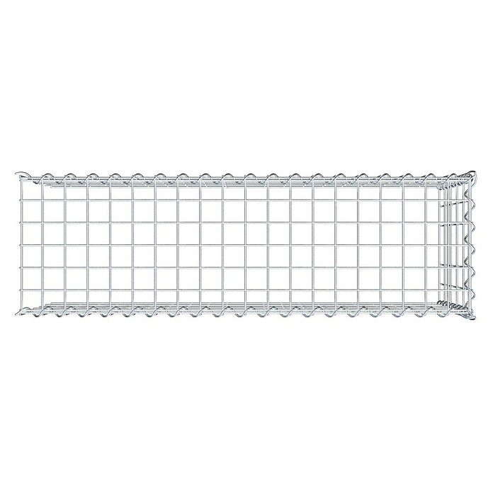 Gabiona Gabione Typ 4 (Zum Anbau in Länge & Höhe, 100 x 30 x 50 cm, Stahl, Maschenbreite: 50 mm, Maschenhöhe: 100 mm, Spirale) | BAUHAUS