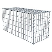 Gabiona Gabione Typ 4 (Zum Anbau in Länge & Höhe, 100 x 40 x 50 cm, Stahl, Maschenbreite: 50 mm, Maschenhöhe: 100 mm, Spirale) | BAUHAUS