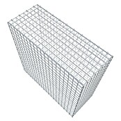 Gabiona Gabione (100 x 40 x 100 cm, Stahl, Maschenbreite: 50 mm, Maschenhöhe: 50 mm, C-Ring) | BAUHAUS