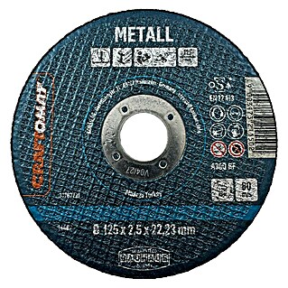 Craftomat Doorslijpschijf A30Q-BF (Geschikt voor: Metaal, Schijfdiameter: 125 mm, 10 st.)