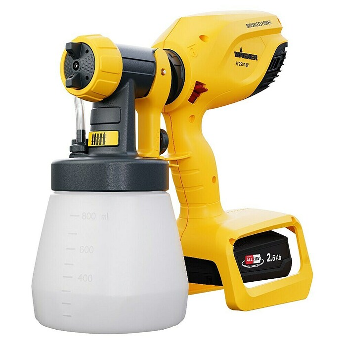 Akku Farbsprühgerät Für Makita 20V - 1000ml Mit 4 Düsen & Fernbedienung