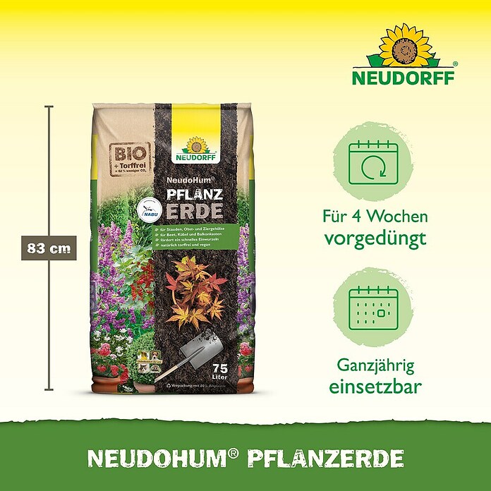 Neudorff NeudoHum Pflanzerde (75 l)